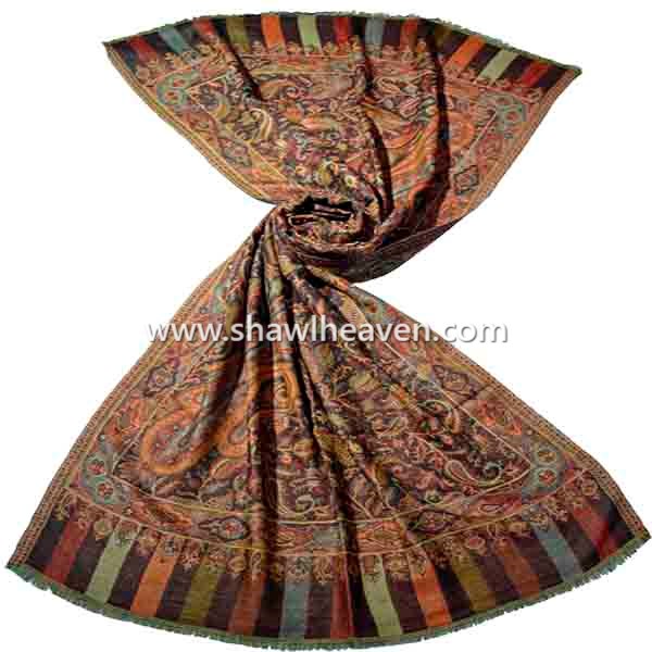 Indian Pashmina Jacquard Shawls